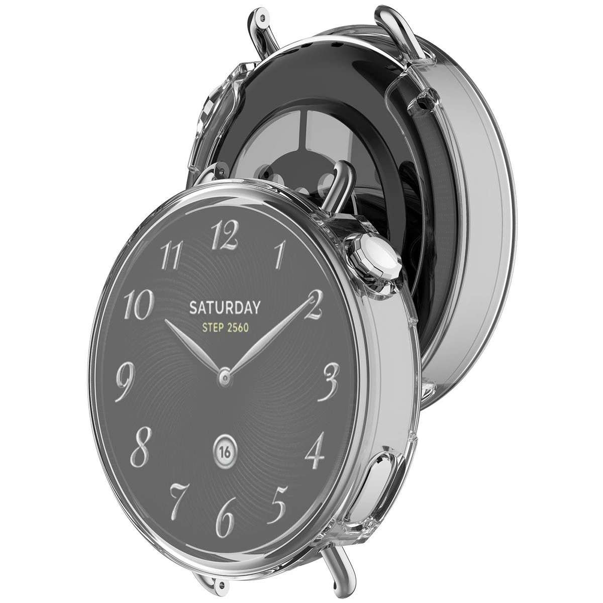Front oraz przód etui Bizon Case Watch Felipe dla Xiaomi Watch S4 41 mm